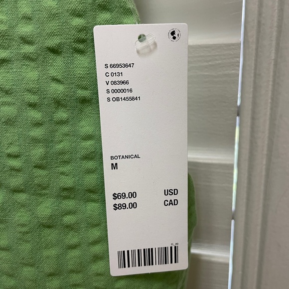 Urban Outfitters Green Linen Romper with Pockets - Size M - Picture 6 of 8